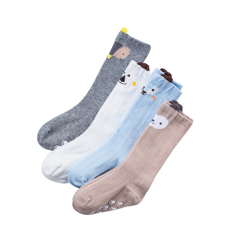 Combo 4 đôi tất cho bé trai bé gái vớ dài chống trơn trượt cho trẻ momy20 shop