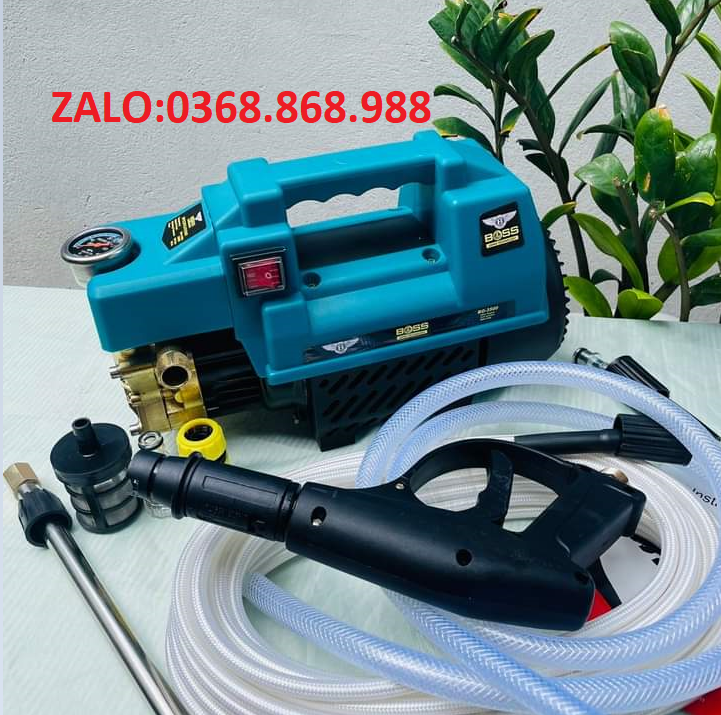 Máy rửa xe honda công suất 3500w màu xanh