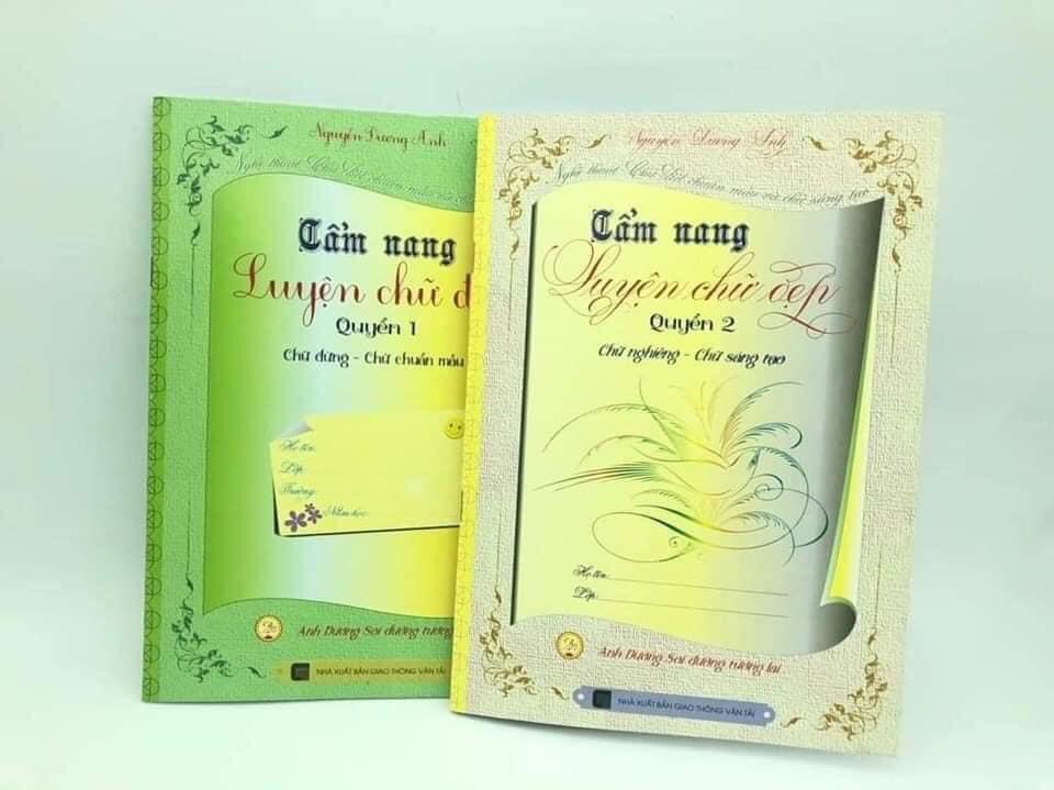 Bộ cẩm nang luyện chữ đẹp Ánh Dương (2 quyển)