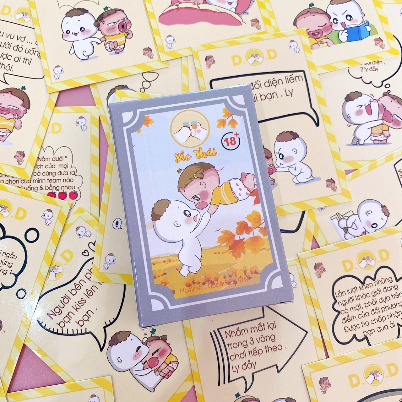 Bộ Bài Xõa Sắc Thái 18+ 50 Lá Bài Drinking Card Game Ăn Uống Giải Trí Trên Bàn Nhậu Bùng Cháy Mọi Cuộc Vui