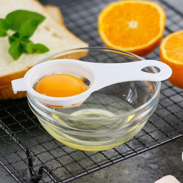 Bộ Chia Tách Lòng Đỏ Trứng Dụng Cụ Làm Bánh Giá Đỡ Bộ Lọc Sàng Lọc Phụ Kiện Nhà Bếp PP Tiện Ích, Đa Chức Năng, dụng cụ chia trứng muỗng tách lòng đỏ và lòng trắng trứng