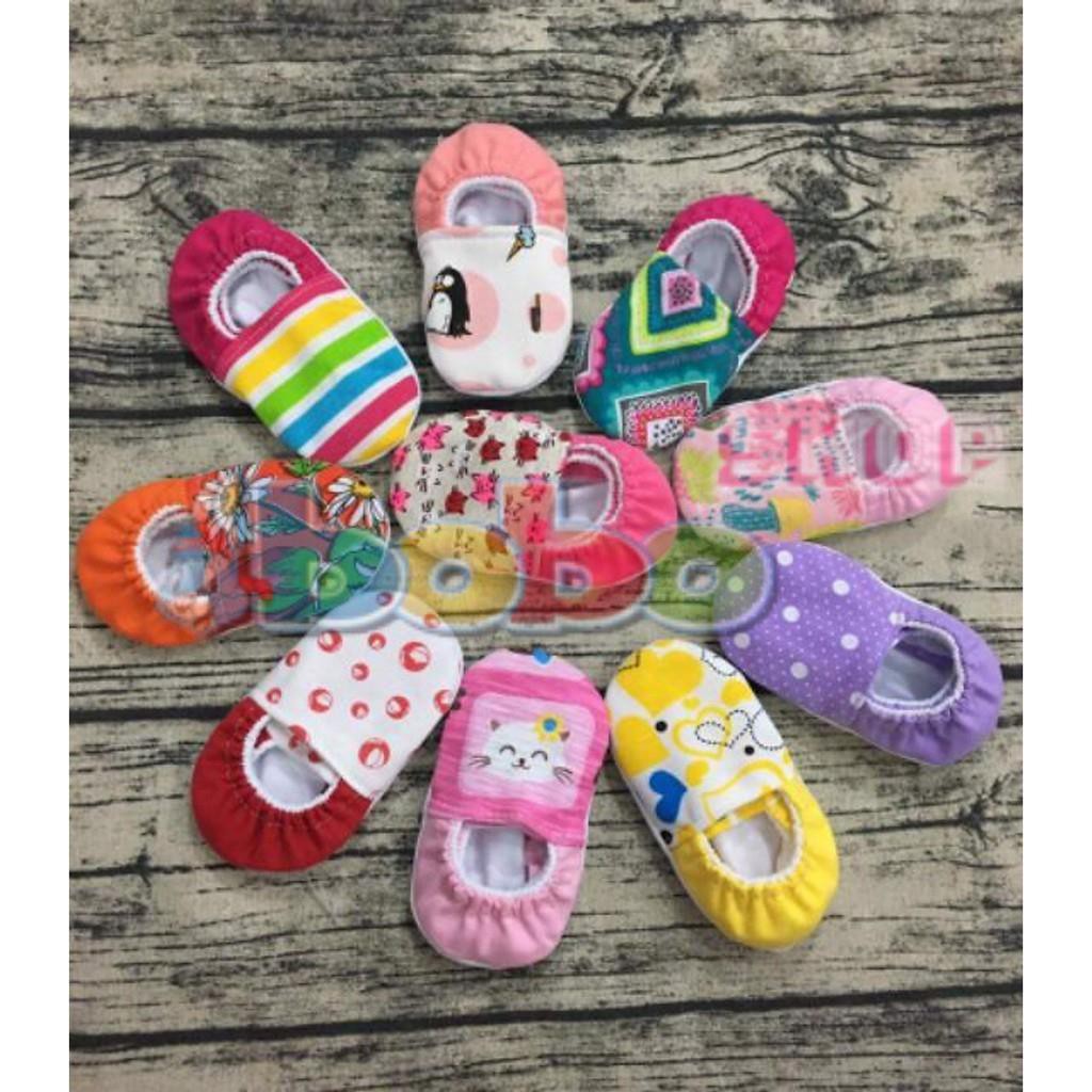 [HCM]Giày Vải Tập Đi Bobo In Hình Ngộ Nghĩnh Cho Bé 2-12 Tháng