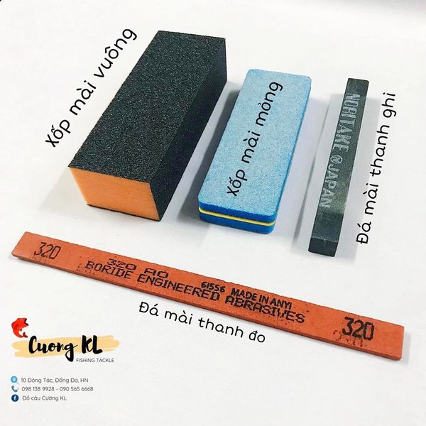 Combo dụng cụ mài lưỡi câu cá siêu hot