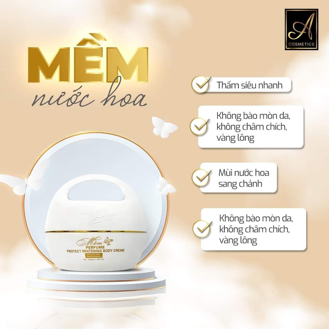 Kem Dưỡng Trắng Body Mềm A Cosmetics Mẫu mới cam kết hàng công ty