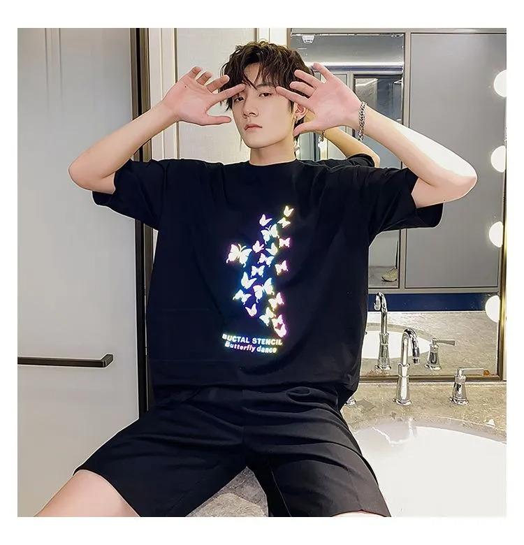 Áo thun stee phản quang butterfly dance unisex