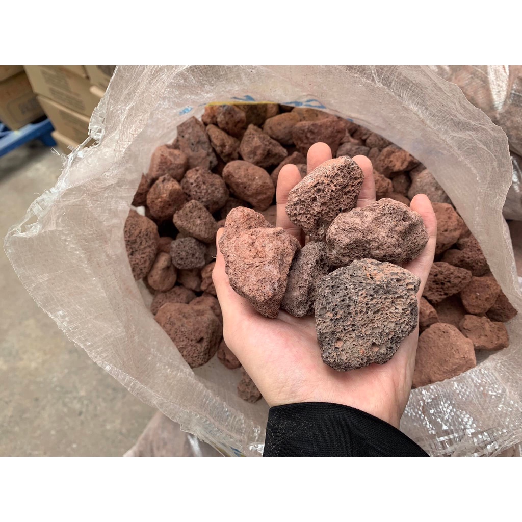Nham thạch đỏ trung quốc lọc bể cá cảnh
