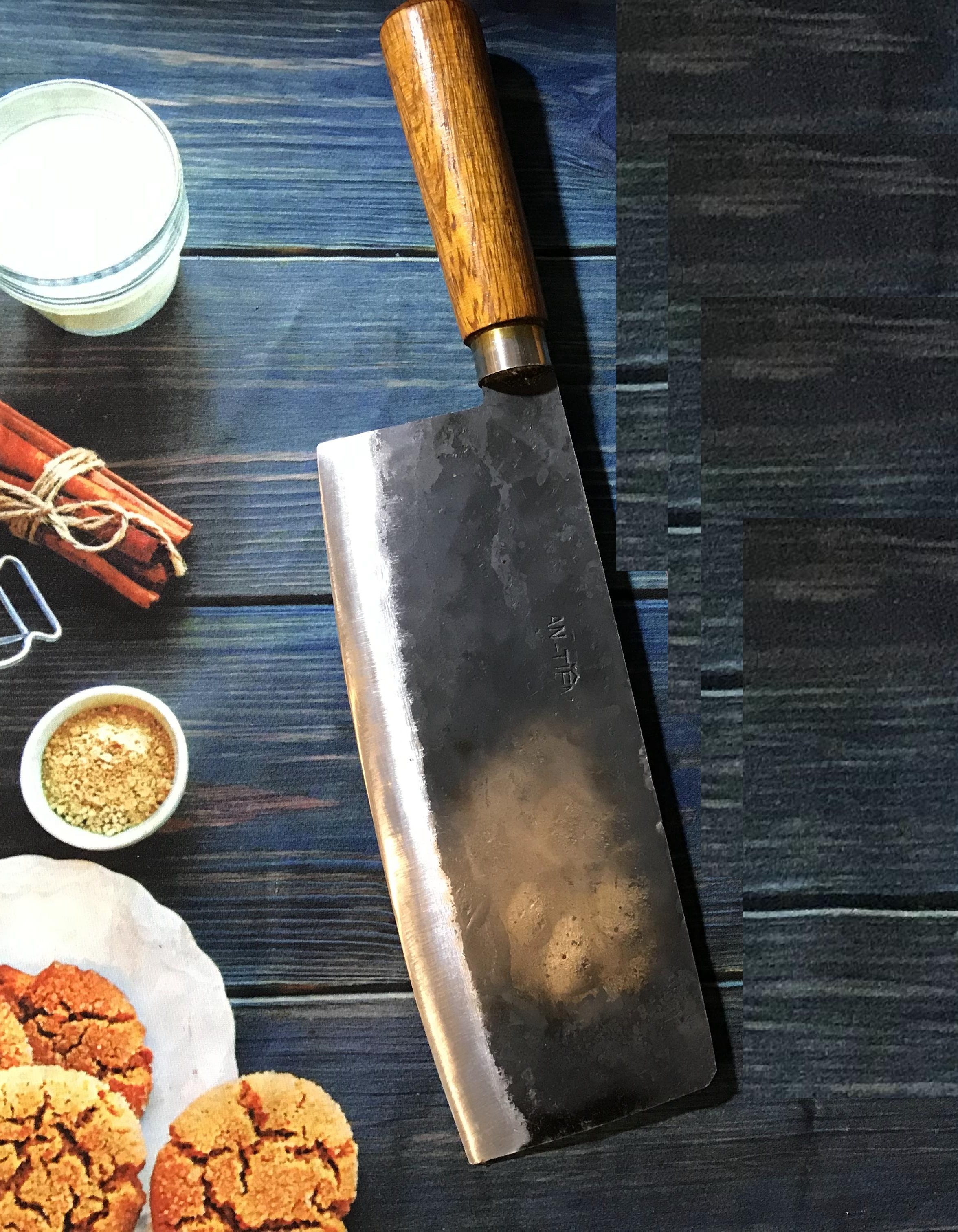 Dao nhíp xe rèn thủ công a7