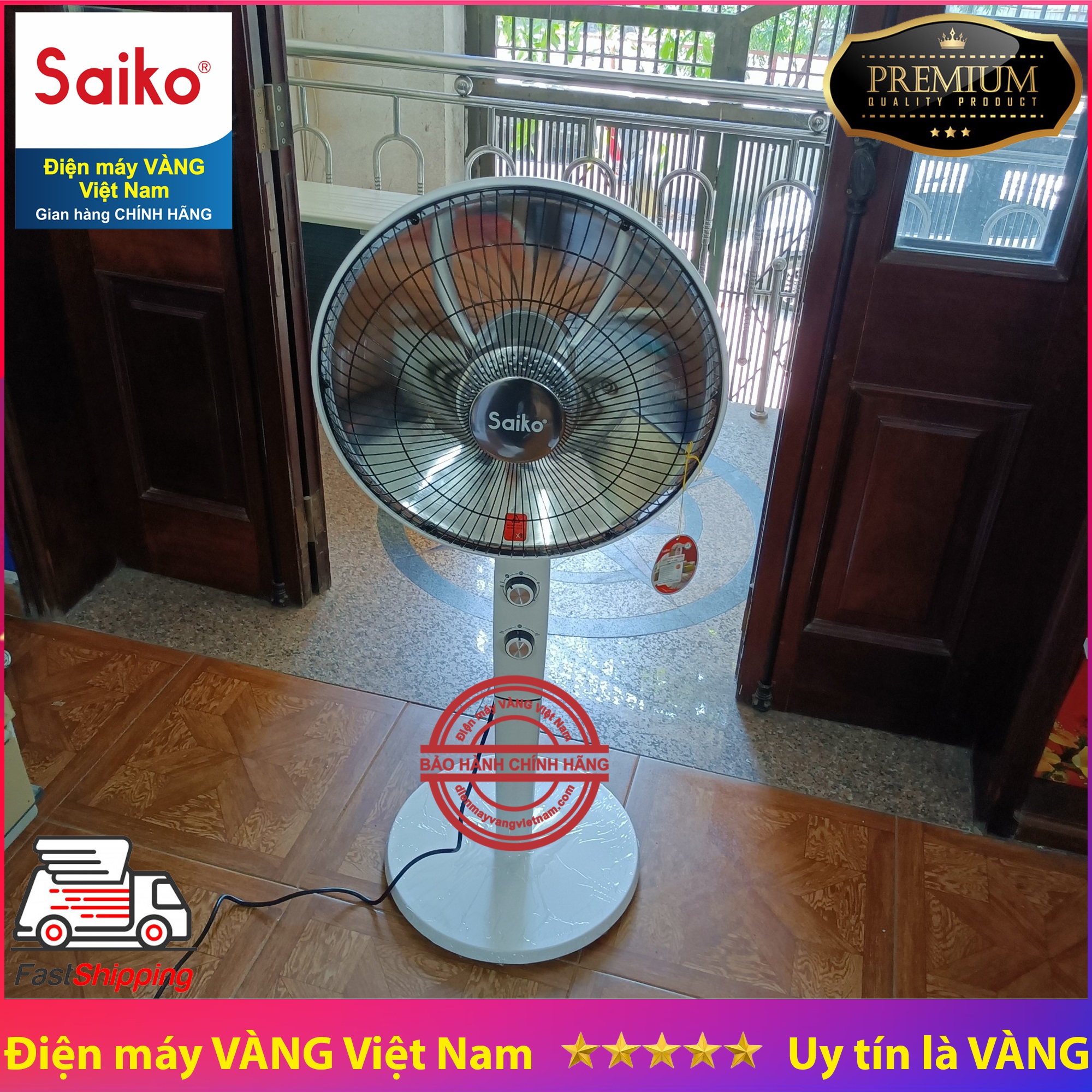 Quạt sưởi saiko mf1285 1000w