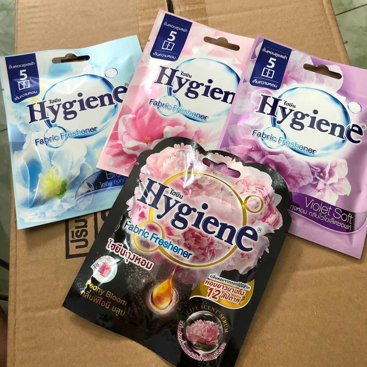 TÚI THƠM HYGIENE THÁI LAN ĐỂ TỦ QUẦN ÁO, PHÒNG TẮM - HẠT THƠM TÚI TREO TƯƠI MÁT KÈO DÀI SUỐT 4 TUẦN