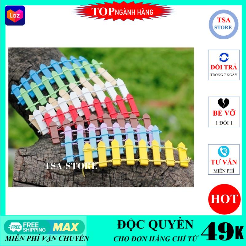 Tiểu cảnh mini Hàng rào các màu trang trí tiểu cảnh sen đá/chậu cây mini/terrarium/hồ cá/bonsai/hòn non bộ/sen đá/xương rồng TSA STORE