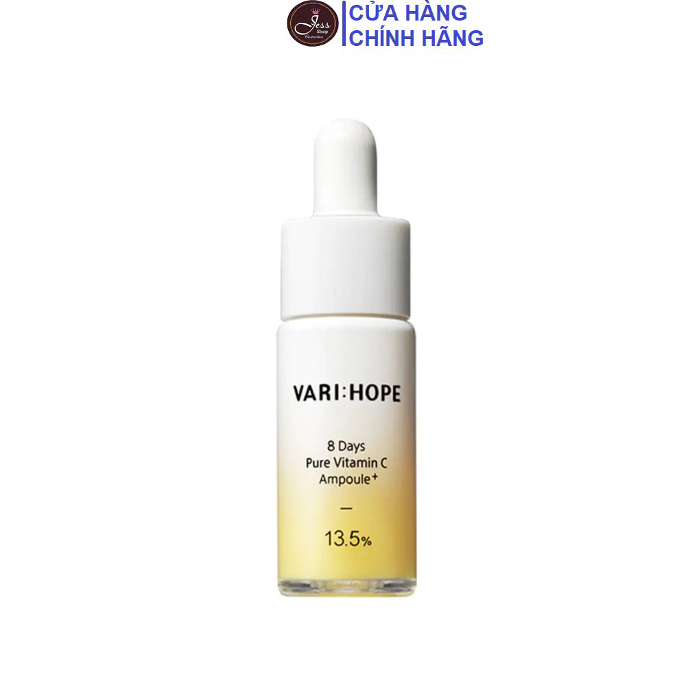 Tinh Chất Dưỡng Trắng Da, Mờ Thâm Trong 8 Ngày Varihope 8 Day Pure Vitamin C Ampoule Plus 15g