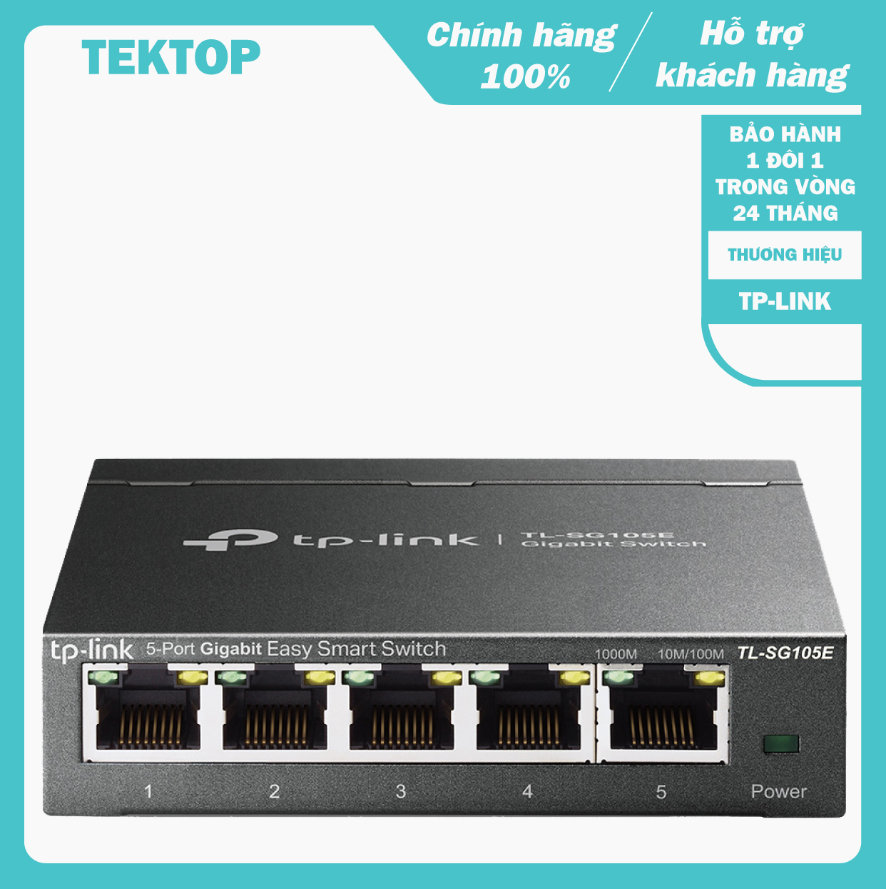 Bộ chia tín hiệu 15 cổng gigabit tp-link tl-sg105e dành cho doanh nghiệp