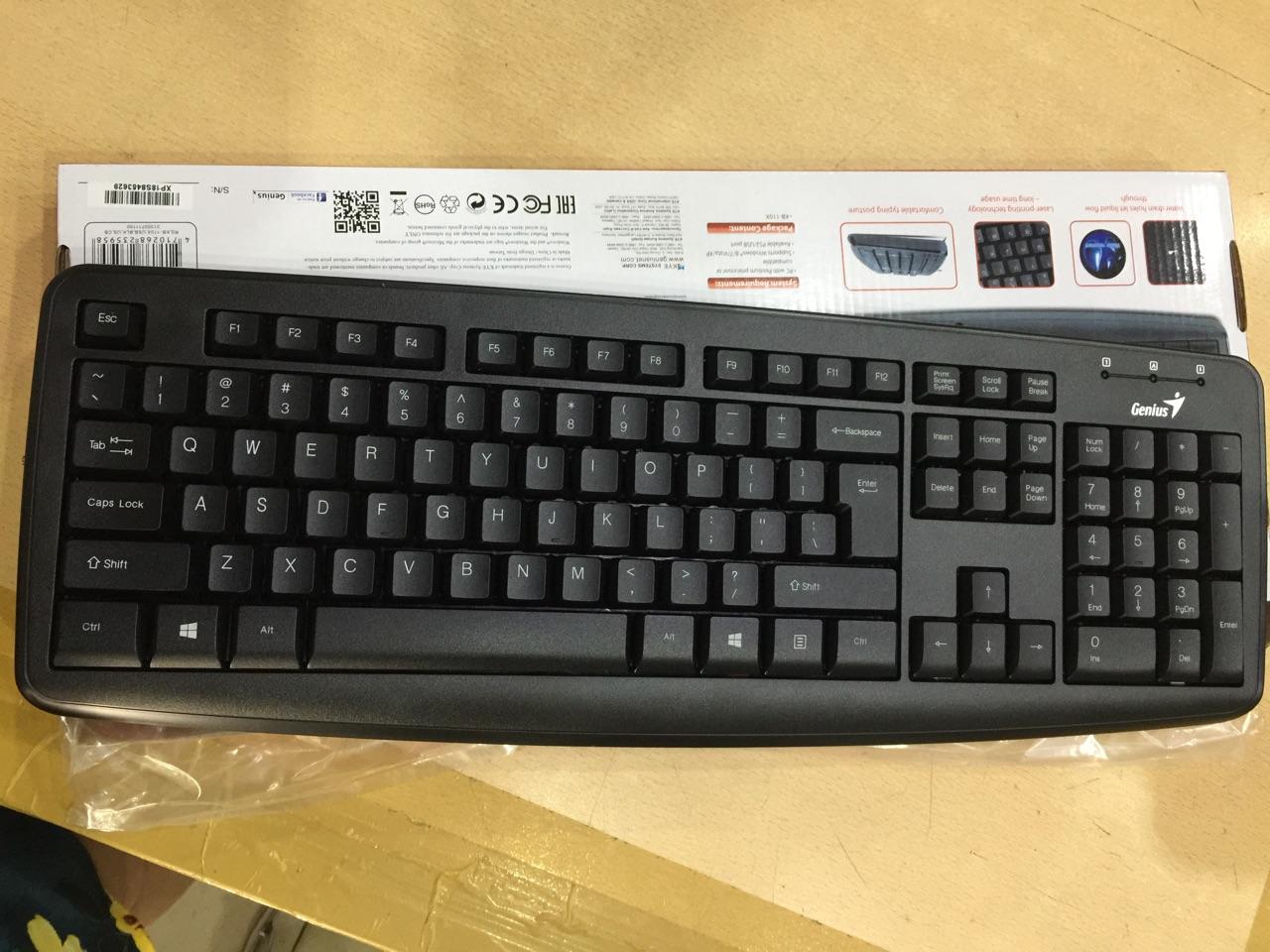 Bàn phím có dây genius kb110