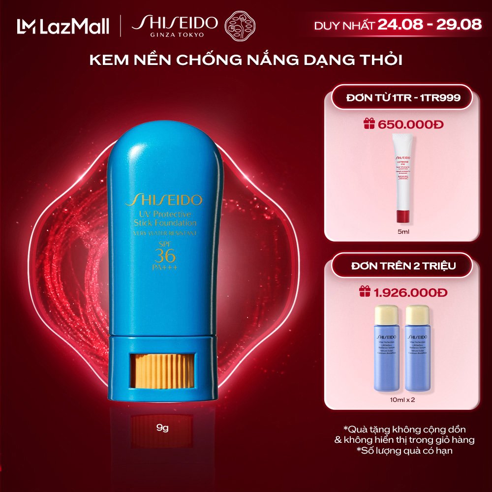 Kem nền dạng thỏi chống nắng shiseido uv protective stick foundation
