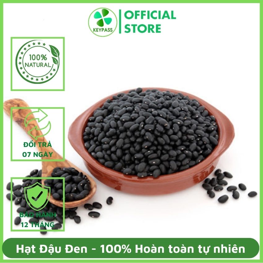 100gr - đậu đen xanh lòng nhà trồng, hạt đỗ đen sạch đẹp, hạt đậu đen nấu chè bảo đảm hàng chất lượng keypass shop