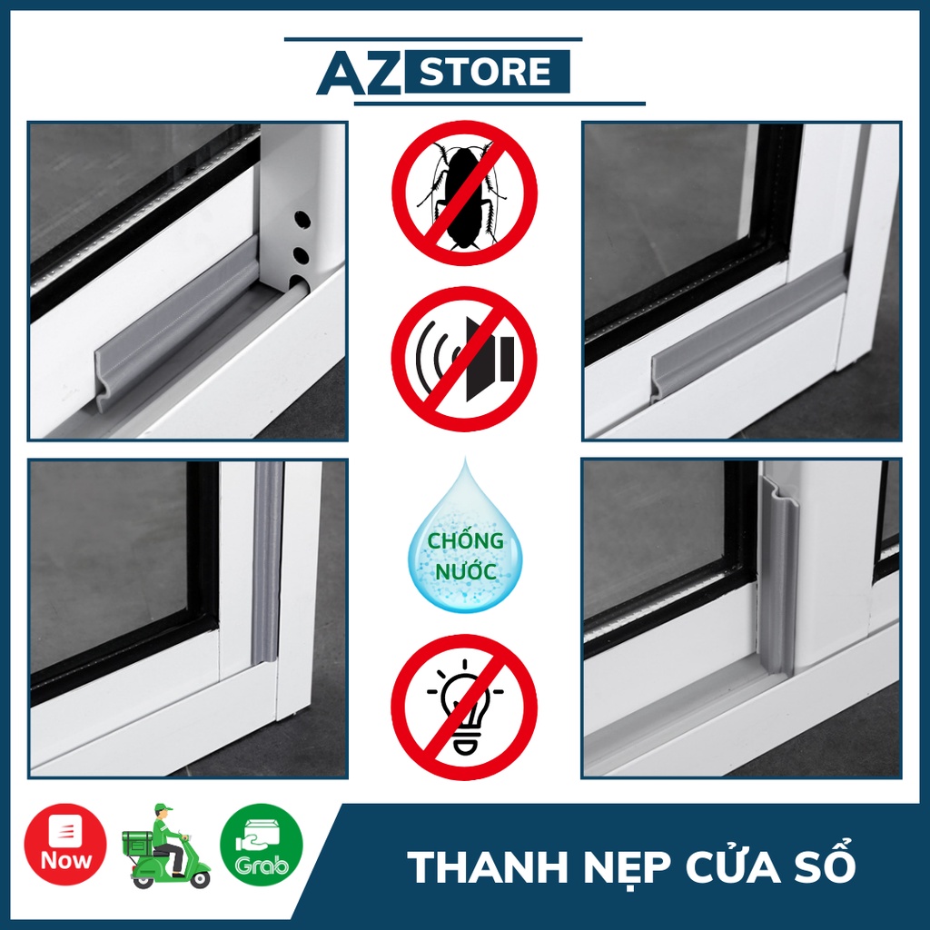 Gioăng chặn cửa, dán khe cửa, cửa sổ, chống gió lùa - AZ Store