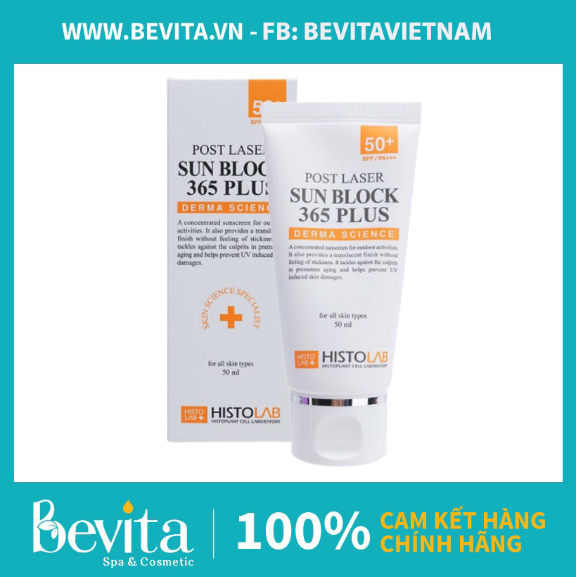 [HCM]Kem chống nắng dành cho da nhạy cảm Histolab Sun Block 365 Plus SPF50+ PA+++ 50ml