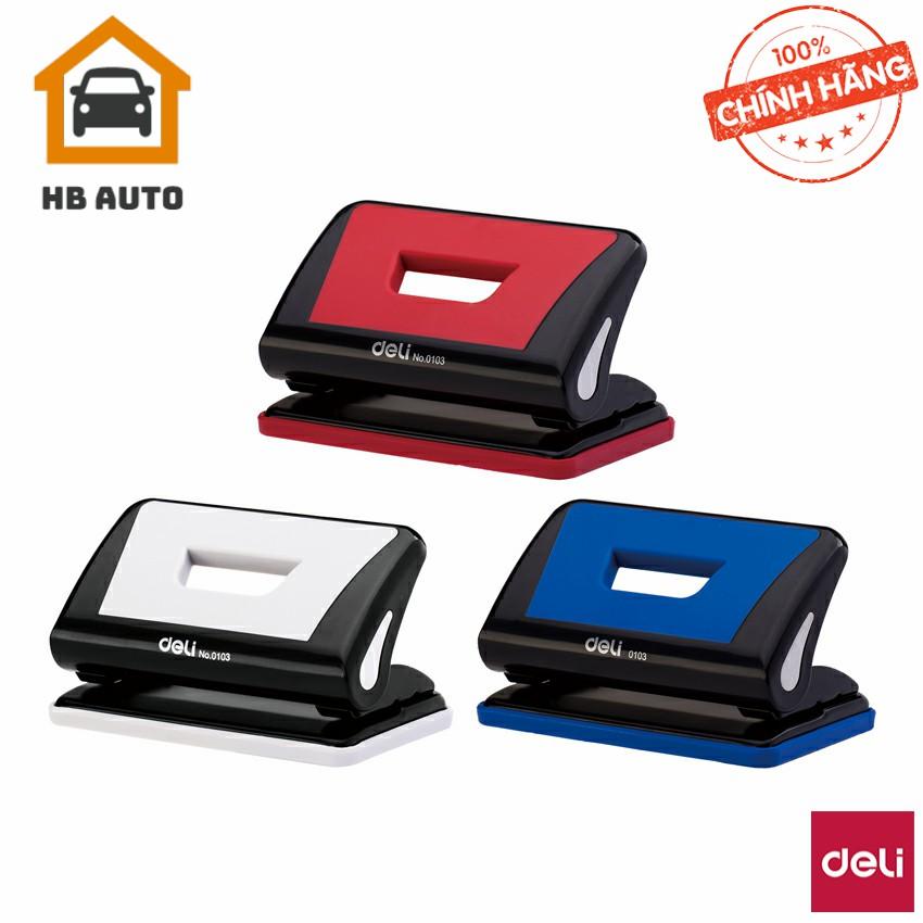 Máy đục lỗ 10 tờ deli 103 – bấm lỗ 10 tờ deli 103 – văn phòng phẩm – đồ dùng học sinh – in ấn – photocopy - hibucenter