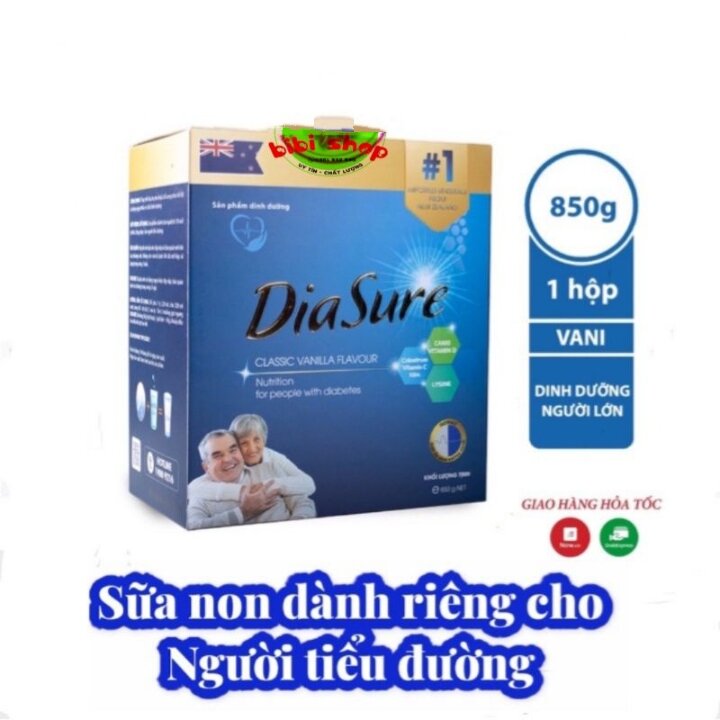 Sữa diasure hộp giấy 850gr sữa non tiểu đường