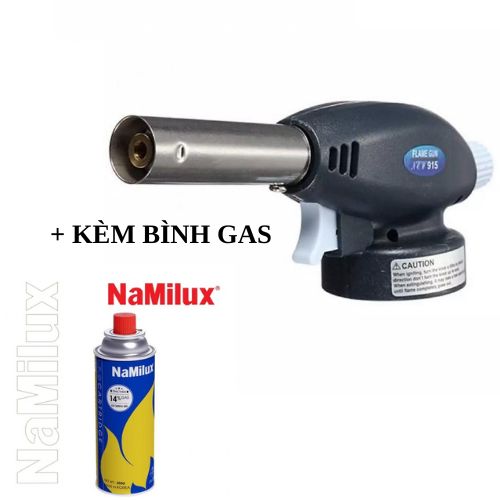 Khò Gas Mini Cầm Tay - Đầu Khò Gas Mini - Bật Lửa, Hàn Chì, Gas Khò Mạnh, Khóa Lửa Rảnh Tay (Tăng Lượng Nhiệt Lên 1300*C)