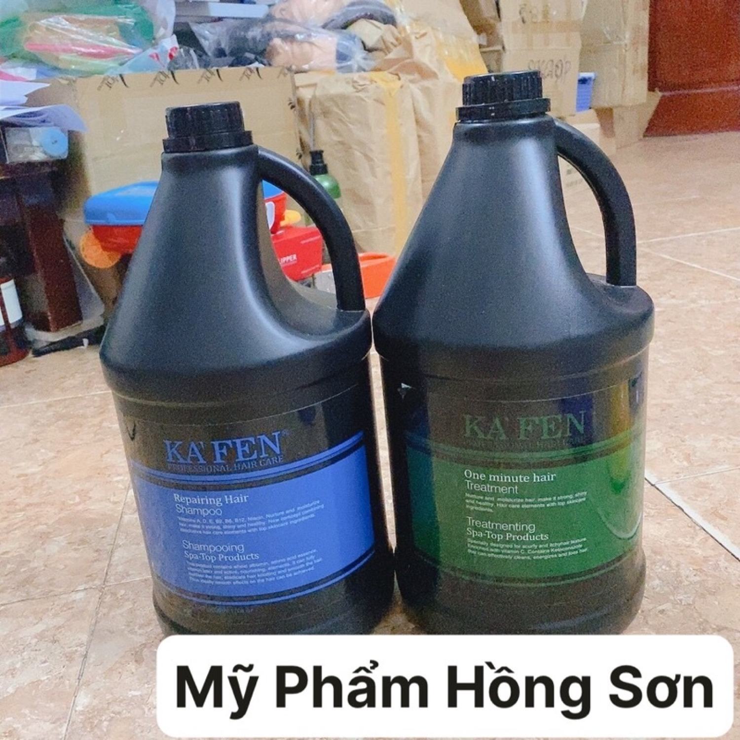 Dầu gội + xả can to 5 lít 5000ml kafen