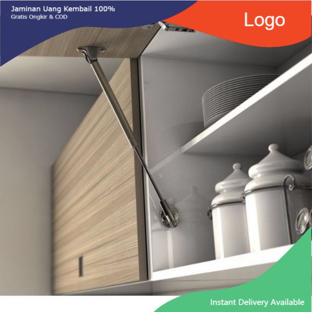 Tay thủy lực Hafele 80N pitton nâng cánh tủ bếp - Hafele