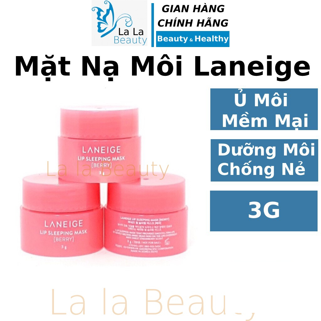 Mặt nạ dưỡng môi Laneige Lip Sleeping Mask 3g mặt nạ ngủ môi ủ môi mini Laneige