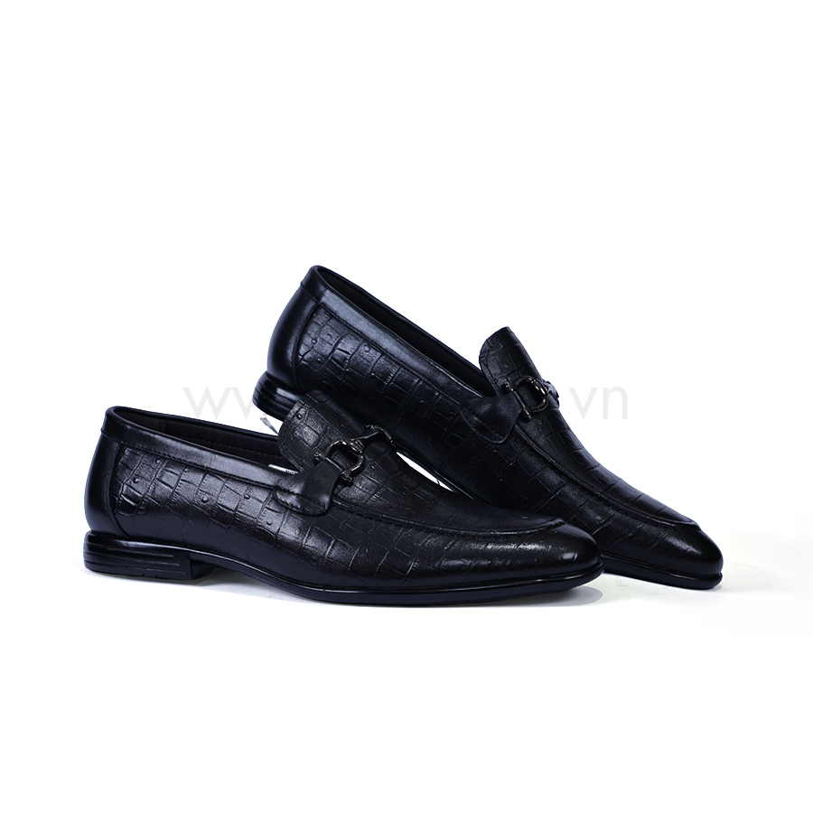 Giày loafer nam da thật dập vân cá sấu phong cách công sở V01755