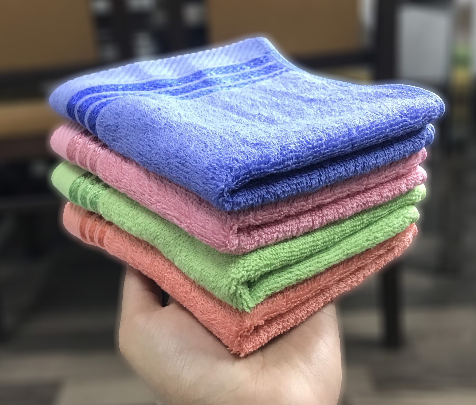 Khăn mặt cao cấp 100% cotton