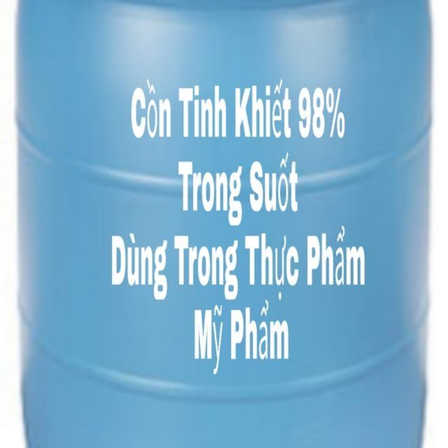 1 lít cồn tinh khiết 98% - dùng trong mỹ phẩm - thực phẩm