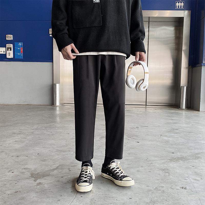 Quần Tây Âu Chinos Nam Dáng Baggy Kiểu Dáng Thanh Lịch Hàn Quốc Lưng Cài Basic Thời Trang SMARTLY GIRL JOGGER 9000063C2