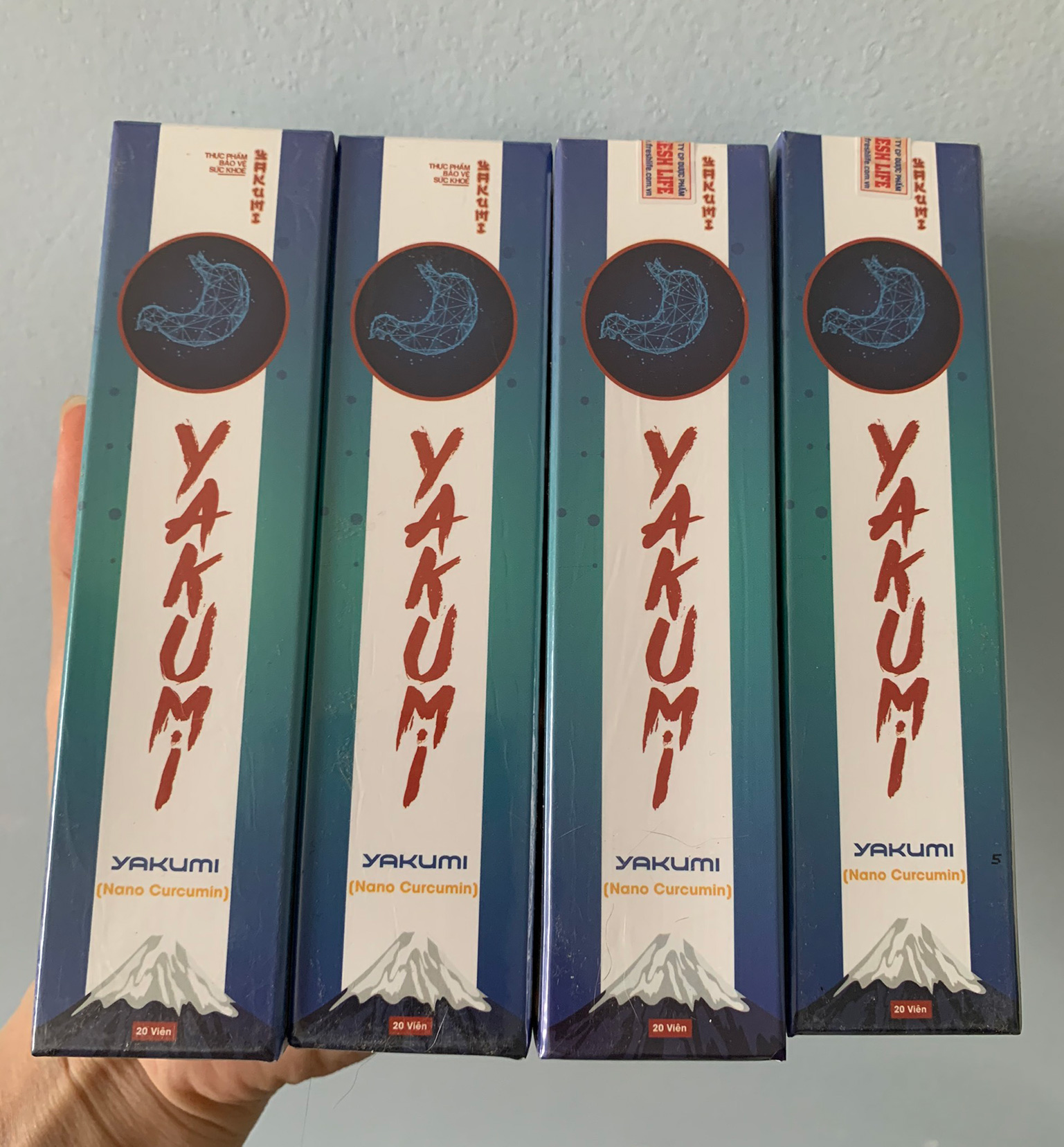 Viên sủi dạ dày yakumi - mỗi hộp 20 viên
