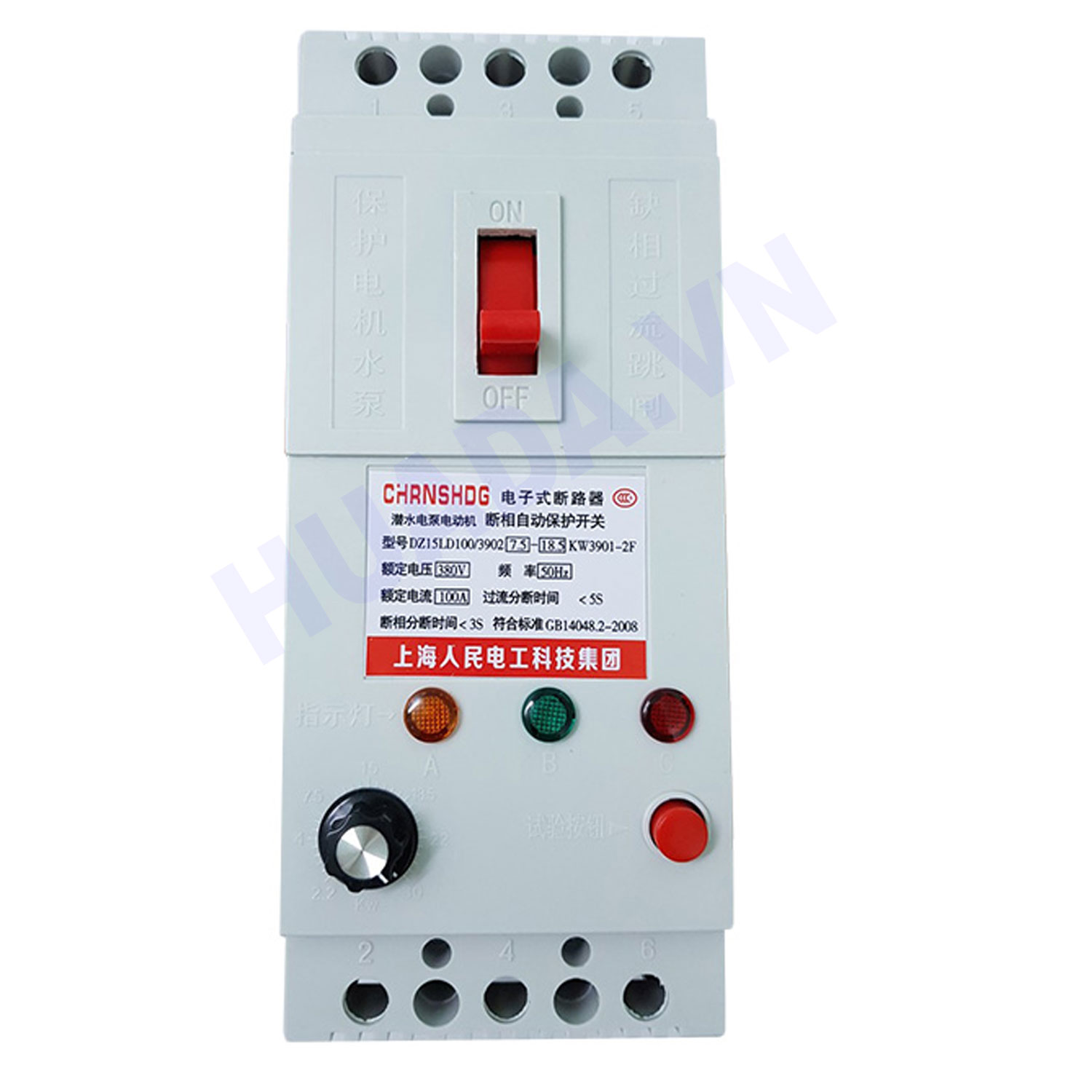 Aptomat chống mất pha 3 pha 100A