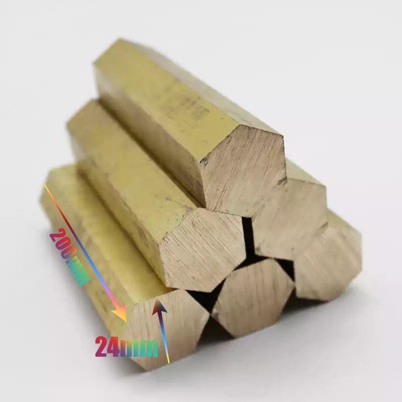 Đồng lục giác thau,đồng vàng cây 6 cạnh phi 24-->100 mm dài 200mm dt techshop