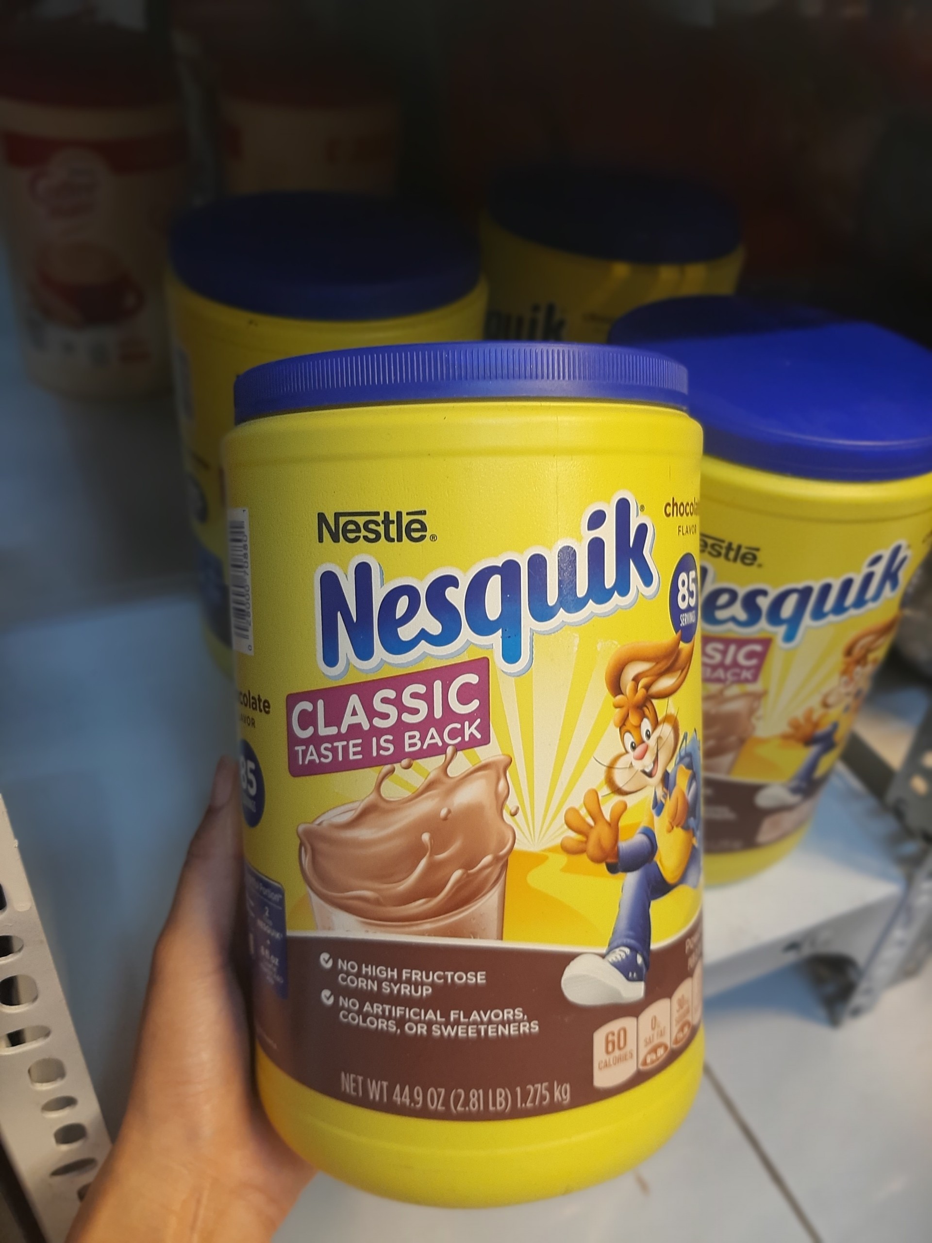 Bột Cacao Nestle Nesquik Powder Hương Vị Chocolate 1.275kg