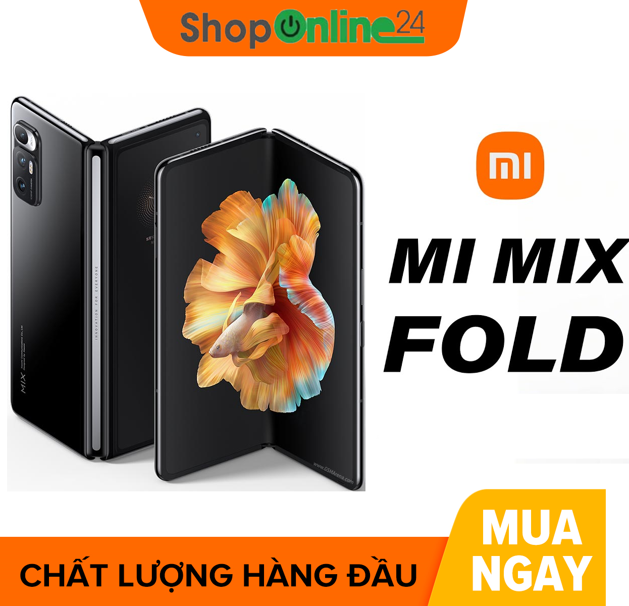 [Trả góp 0%]Điện thoại Xiaomi Mi Mix Fold 12G/256GB - 12G/512GB - 16G/512GB - Hàng Nhập khẩu
