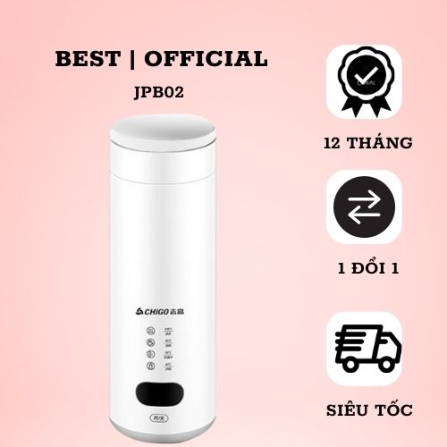 Bình đun nước siêu tốc kiêm giữ nhiệt jpb02 - điuều chỉnh đun sôi nhiệt độ khác nhau