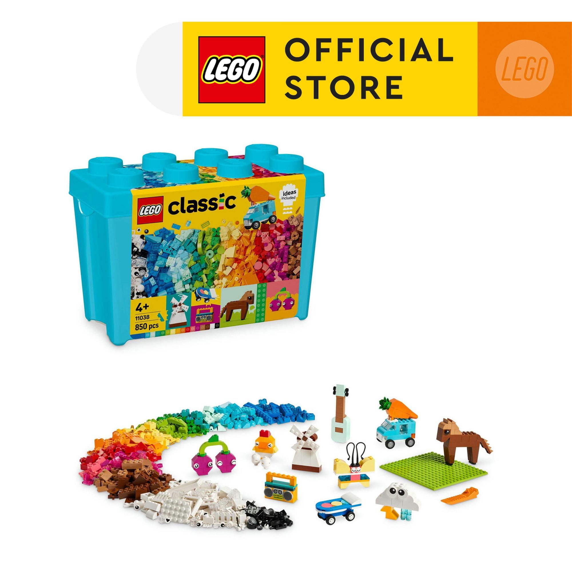 LEGO CLASSIC 11038 Đồ chơi lắp ráp Thùng gạch sáng tạo sống động (850 chi tiết)