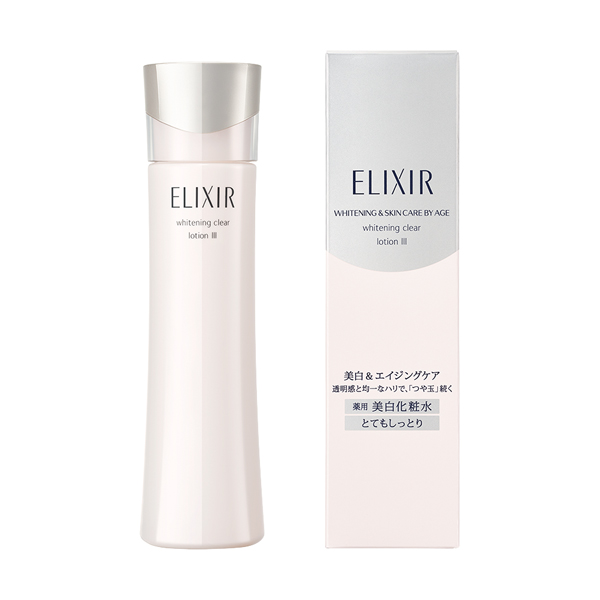 Nước hoa hồng trắng da Shiseido ELIXIR Whitening Clear Lotion III (170ml) (Cho Da khô)