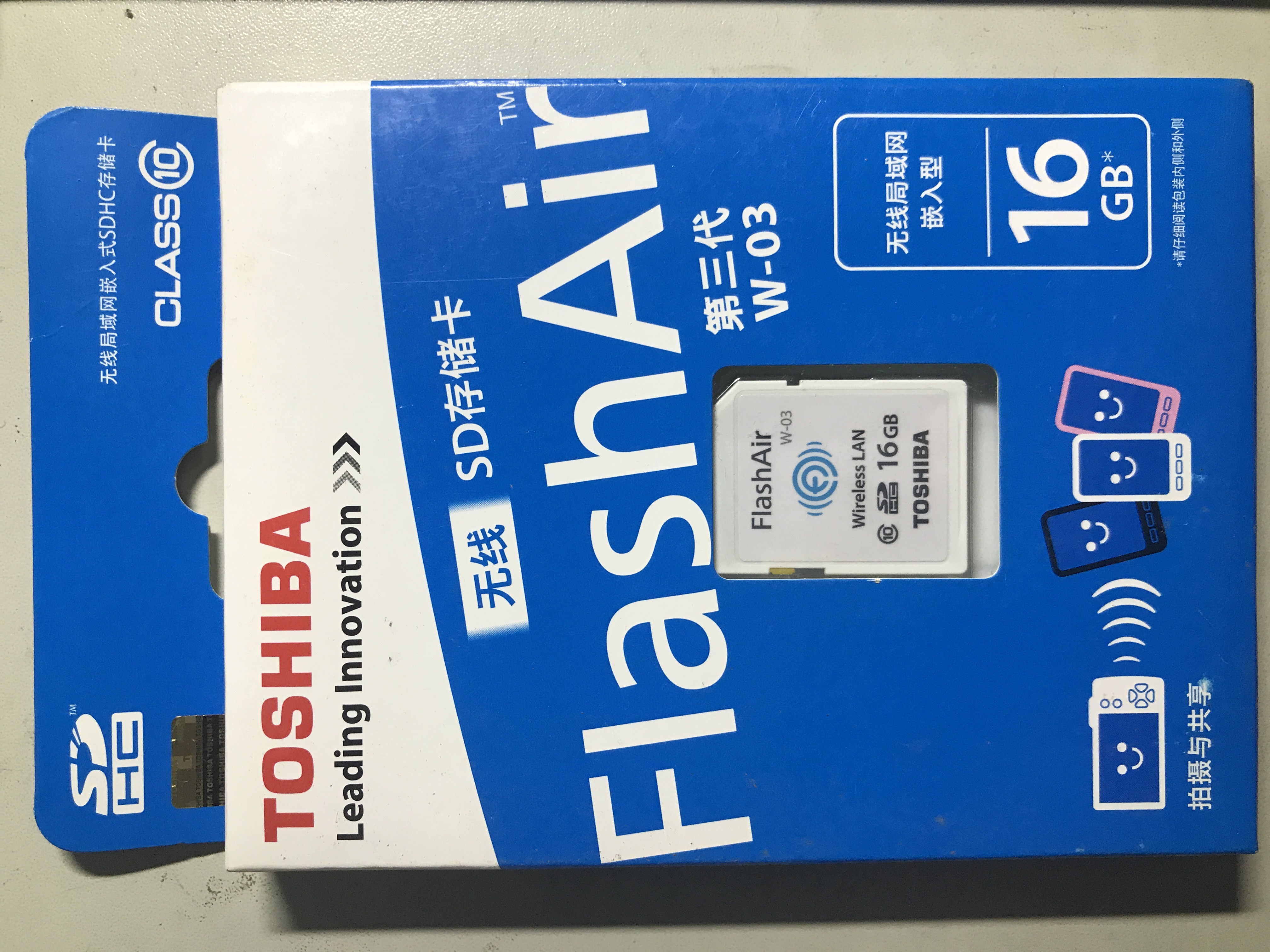 Thẻ Nhớ SDHC Toshiba Wi-Fi Flashair W-03 16GB