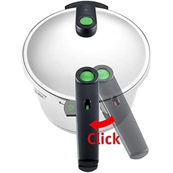 Áp suất Fissler 4,5L Vitaquick GREEN made in Germany kèm xửng hấp