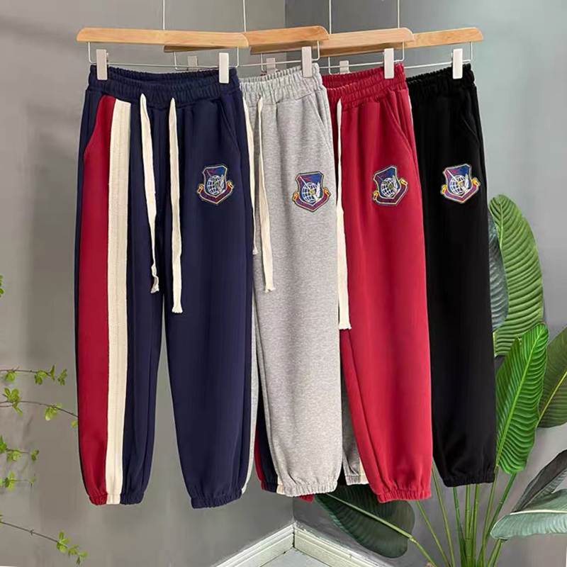 Quần Jogger Nam Nữ Unisex Dáng Dài Cạp Chun Dây Rút Phối Màu In Logo Phong Cách Thể Thao Thời Trang JayS QUAN NU 075