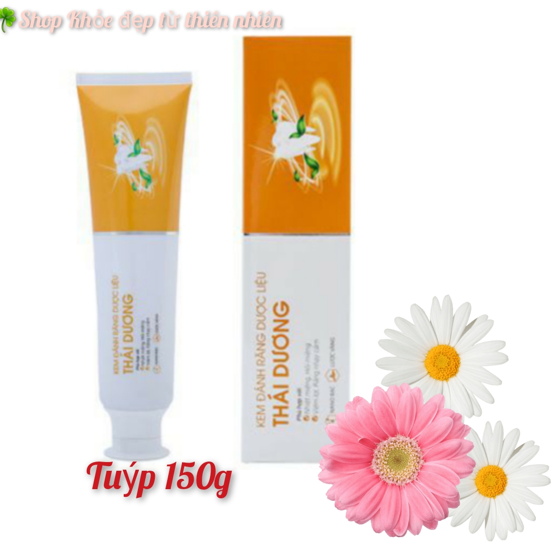 [HCM]Kem đánh răng dược liệu Thái Dương kem đánh răng an toàn cho răng nướu nhạy cảm gỉam nhiệt miệng răng bị tụt nướu (lợi) hiệu quả AT Boutique Cute