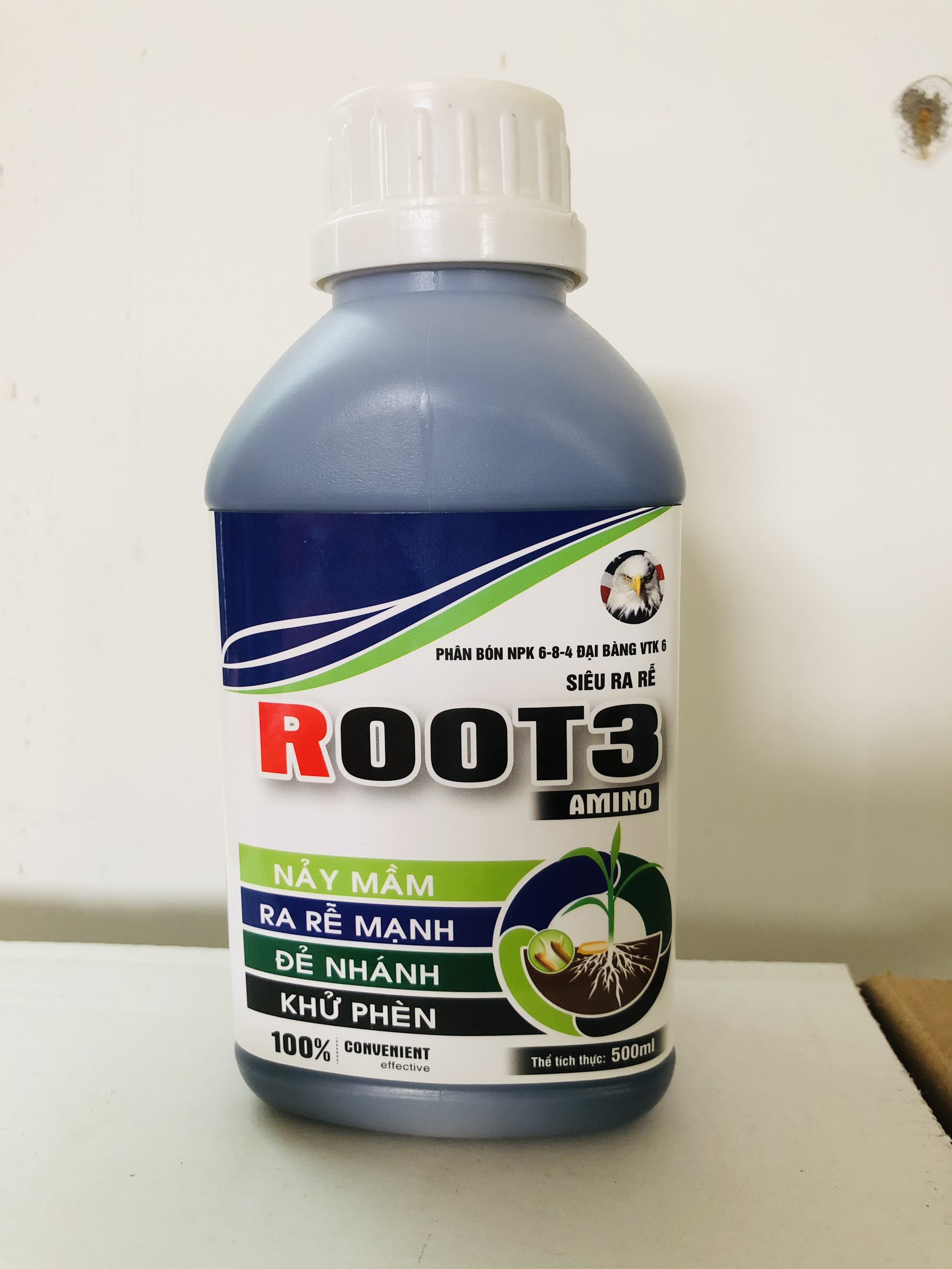 Root 3 - Phân Bón Lá 6-8-4 Siêu Ra Rễ, Nảy Mầm, Đẻ Nhánh, Khử Phèn