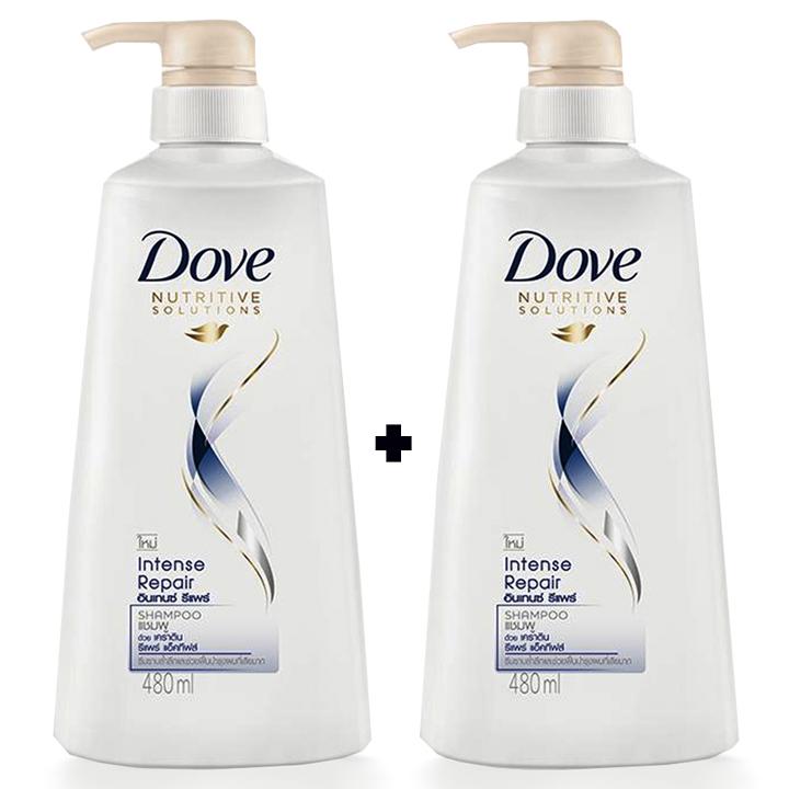 2 chai Dầu gội DOVE Thái - 450ml/chai