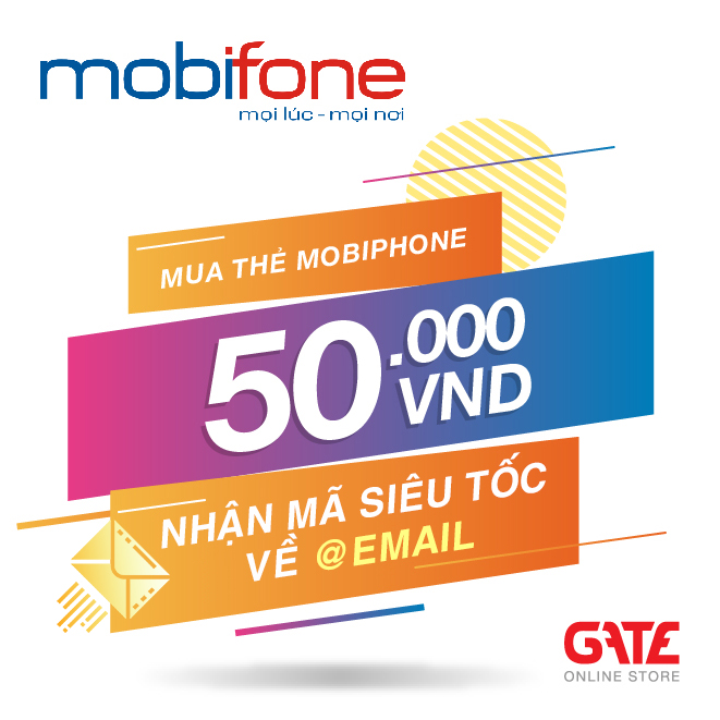 [HCM]Thẻ MOBIFONE 50.000 - nhận mã SIÊU TỐC qua EMAIL