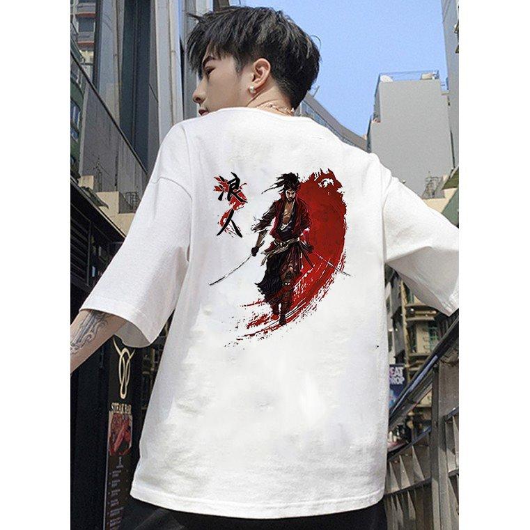 Áo thun tay lỡ Samurai thun vải dày mịn đẹp 20T1811