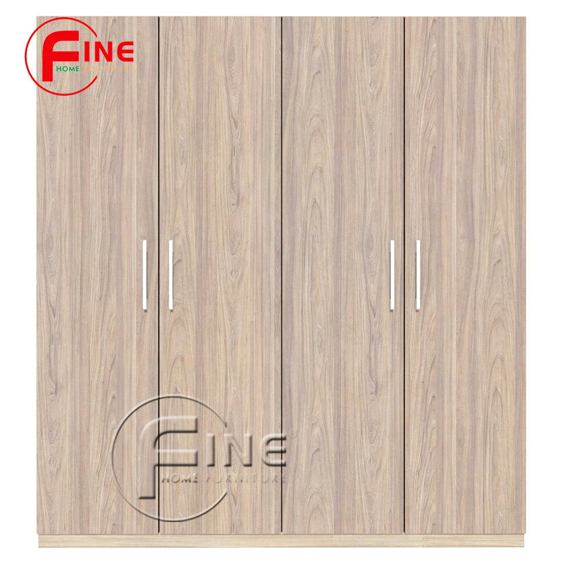 Tủ Quần Áo Cao Cấp Sang Trọng FINE FT069 (180cm x 200cm) Thiết kế hiện đại, Ngăn tủ rộng treo quần áo thoải mái
