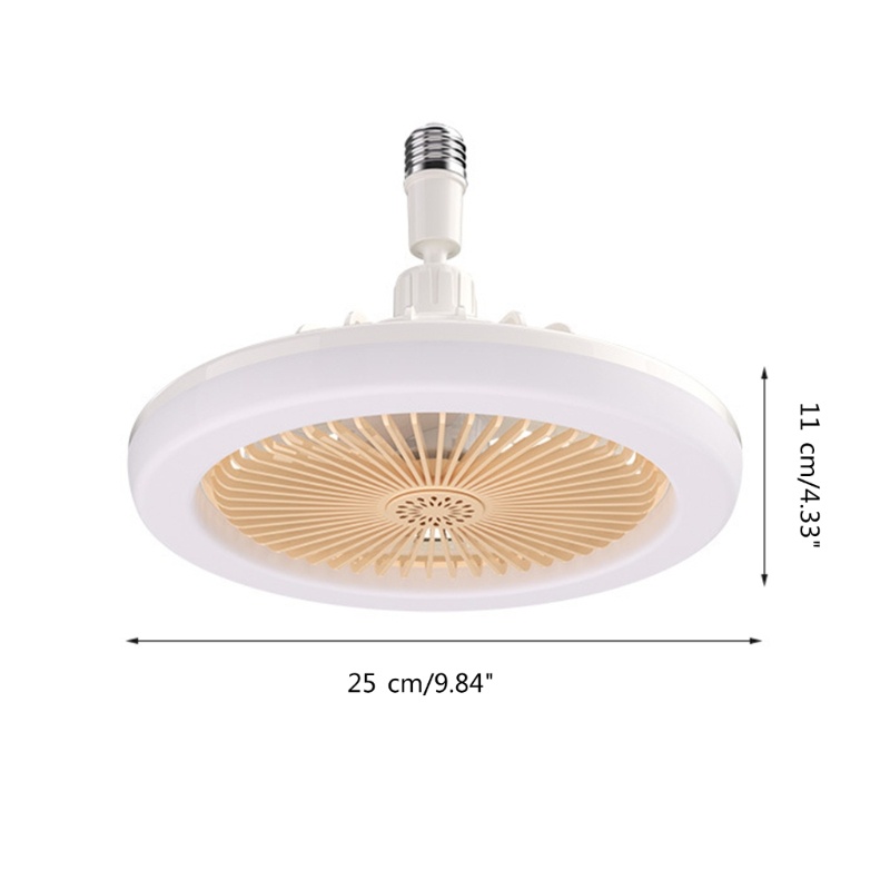 Quạt Kèm Đèn LED quạt đèn quạt đảo trần đèn quạt gió đèn 3 chế độ sáng kèm điều khiển