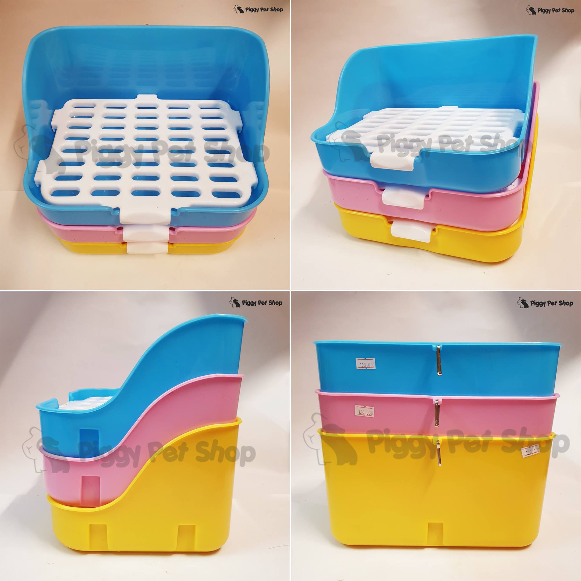 Khay vệ sinh 6 lỗ dành cho Guinea Pig (bọ ú, chuột lang), thỏ